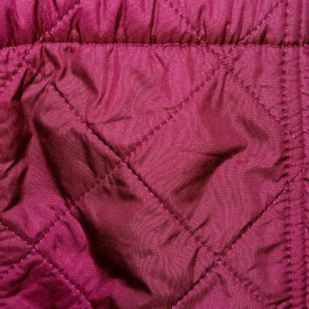 Talbots Maroon Quilted Fleece-Lined Vest - Picture 12 of 16